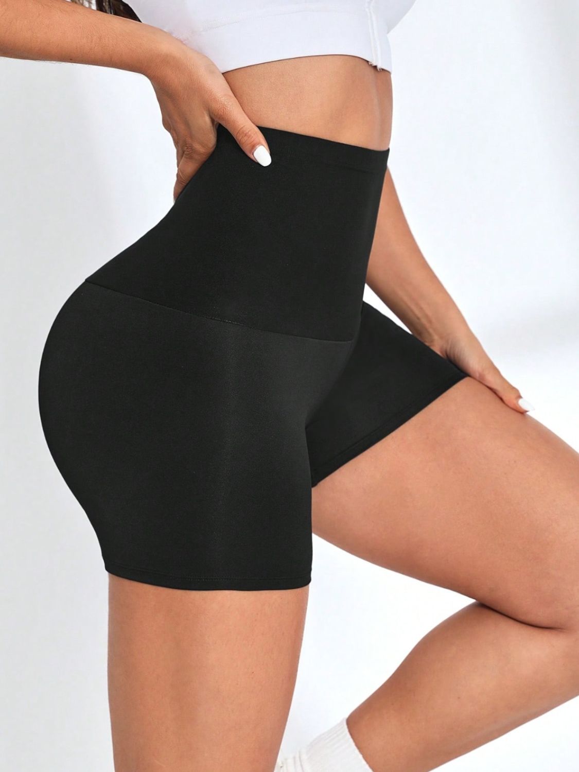 Basic High Waist Active Shorts