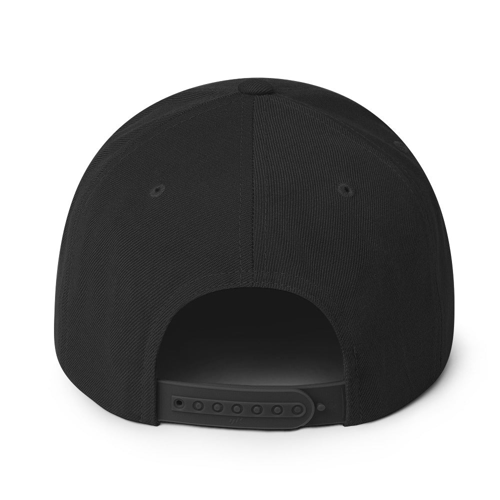 Classic Fit Black Green Snapback Hat