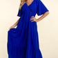 Haptics Tiered Babydoll Maxi Dress with Side Pocket