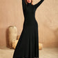 Turtleneck Long Sleeve Maxi Dress