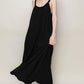 HYFVE Frill Sleeveless A-Line Maxi Dress