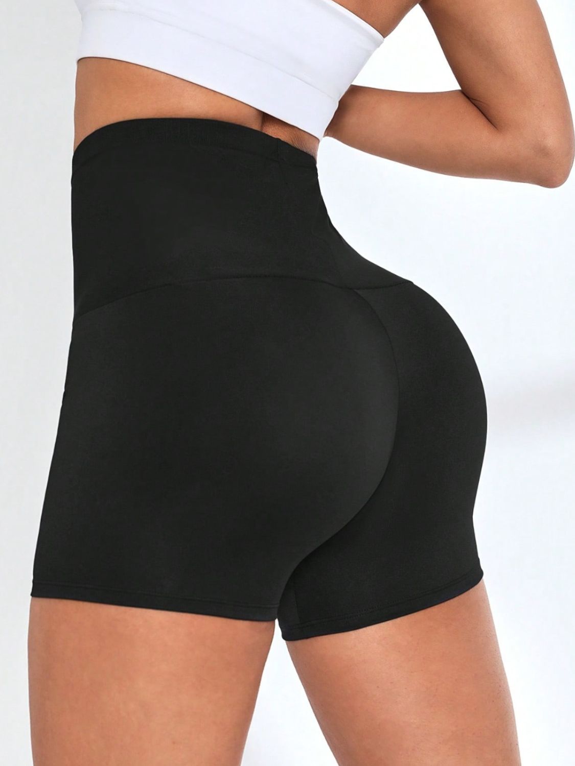 Basic High Waist Active Shorts