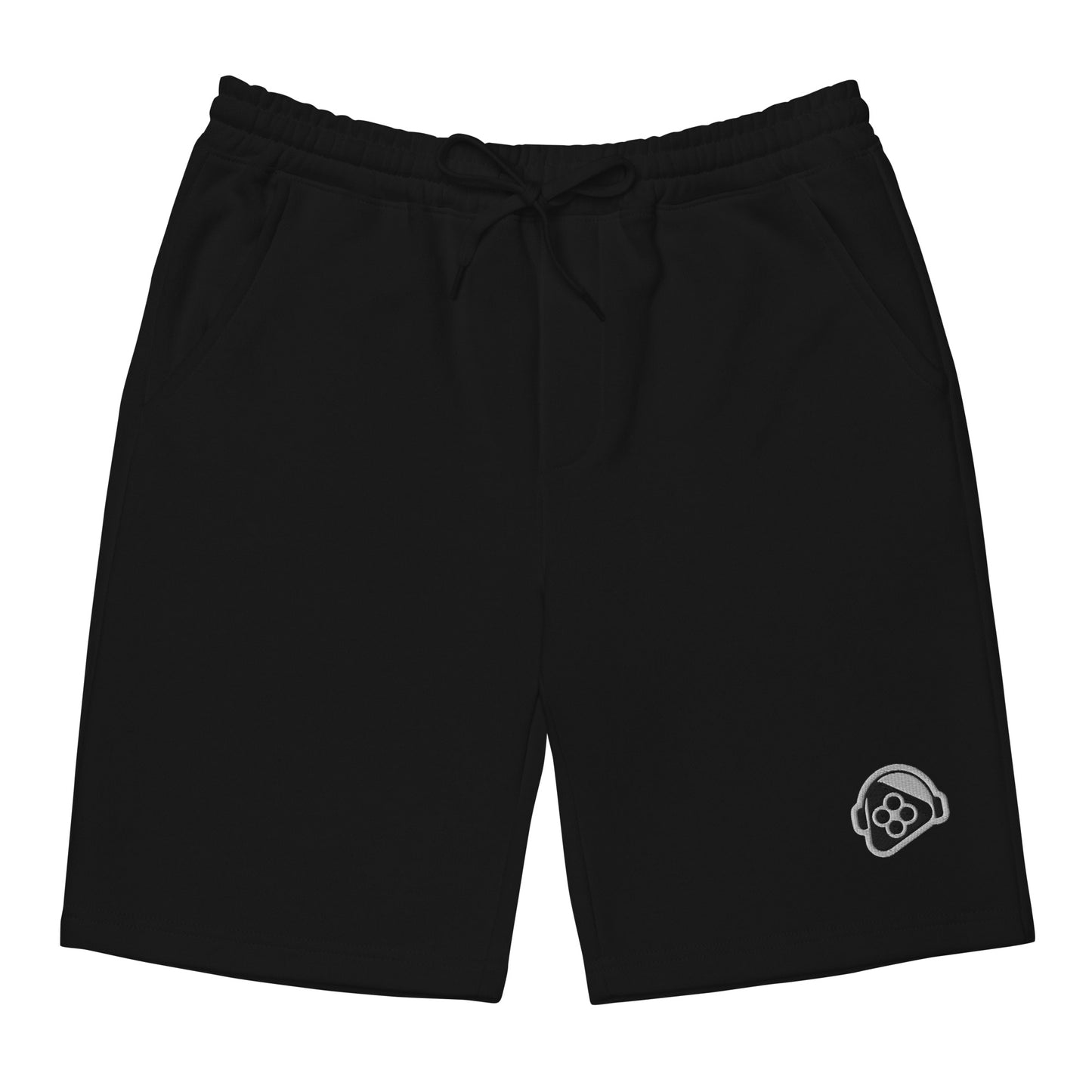 Men's fleece Black shorts