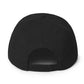 Flat Visor Black Snapback Hat