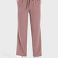Drawstring Pocketed Active Pants