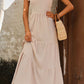 Tie Shoulder Smocked Tiered Dress
