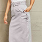 HYFVE Professional Poise Buckled Midi Skirt