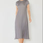 Marina West Swim Pleated Cap Sleeve A-Line Dress
