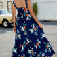 Floral Tie-Shoulder Sleeveless Dress