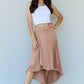 Ninexis First Choice High Waisted Flare Maxi Skirt in Camel