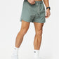 Men's breathable loose version quick-drying running training three-quarter shorts