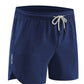 Men's breathable loose version quick-drying running training three-quarter shorts