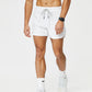 Men's breathable loose version quick-drying running training three-quarter shorts